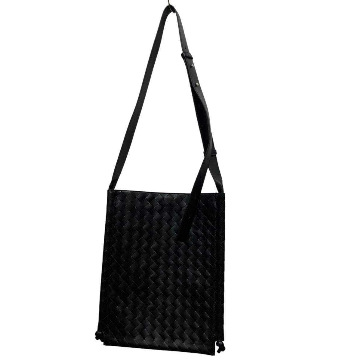 Bottega Veneta Leather Shoulder Bag Black